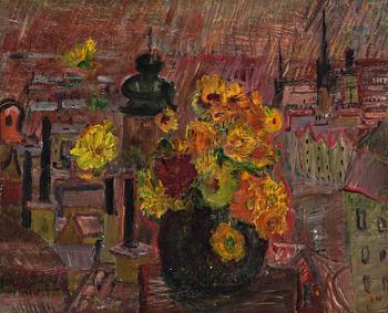 453. Vera Nilsson, "Blommor i fönstret".