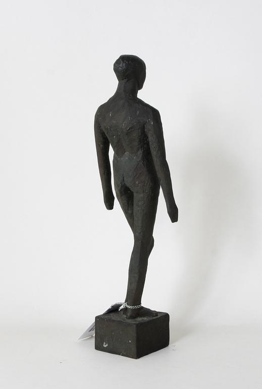 OKÄND KONSTNÄR, skulptur, brons. Sign KBN o dat 50.