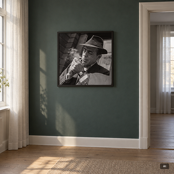 Per-Olow Anderson, "Humphrey Bogart at Place de la Concorde, Paris", 1954".