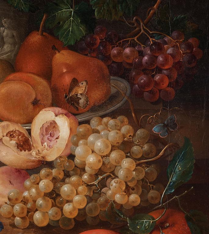 Johann Nepomuk Mayrhofer, Fruit Still life, a pair.