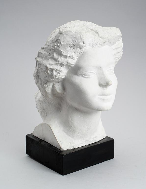 WILLIAM MARKLUND, skulptur, gips, signerad.