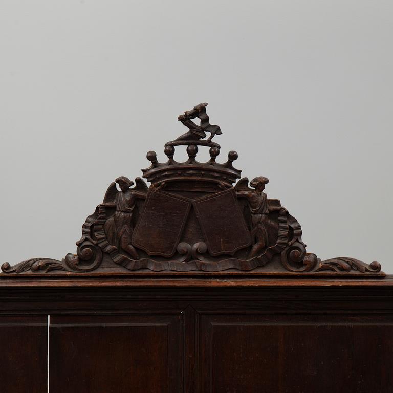 A first half of the 18th Century  Baroque bed.