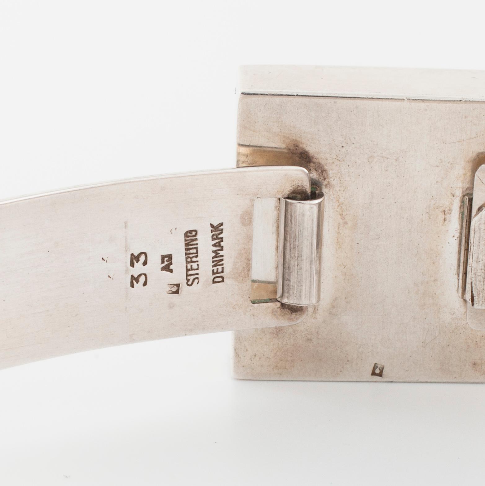 ARNE JOHANSEN, Roskilde, Danmark, collier med Abalonepärlemor.