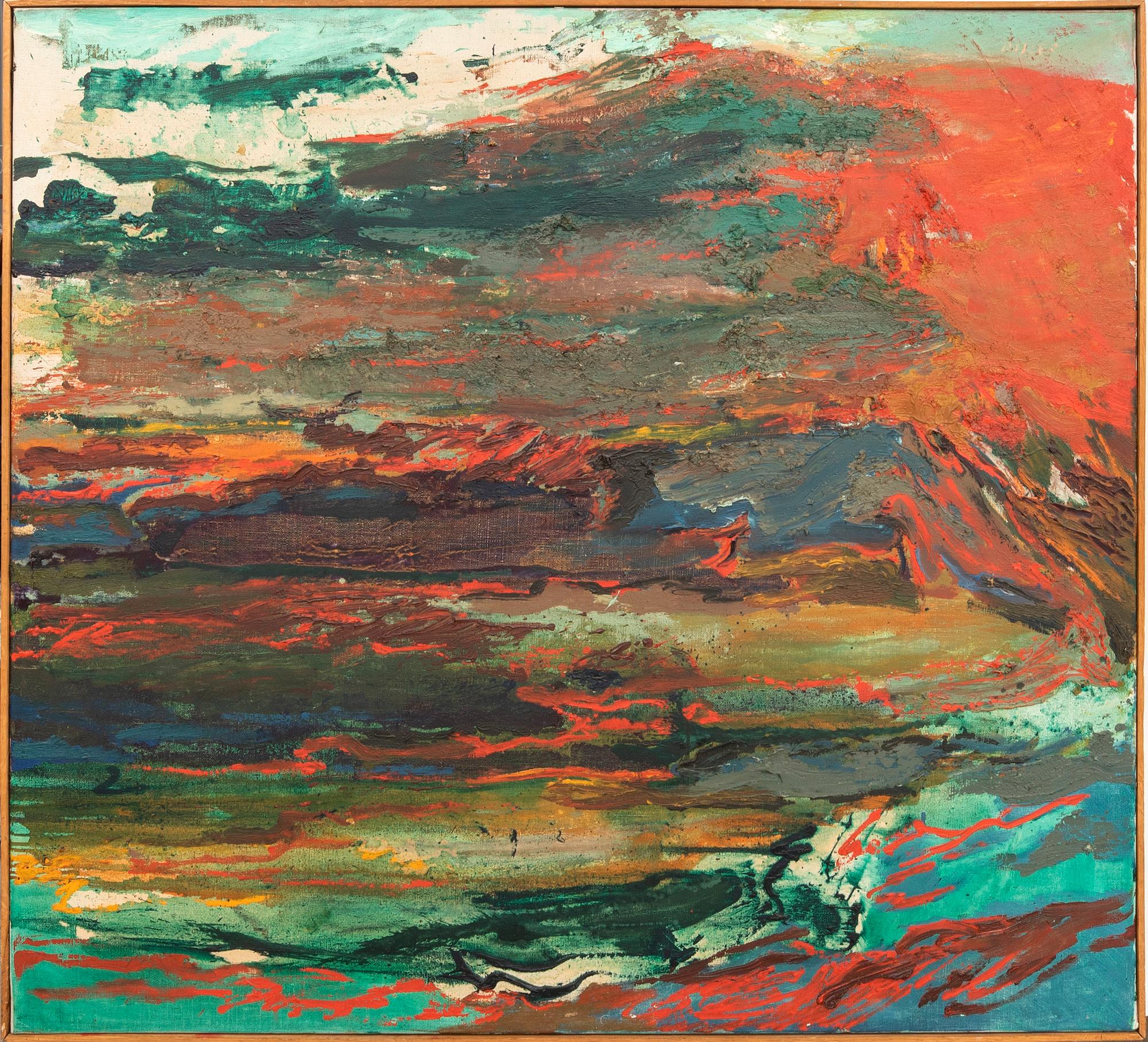Bengt Ossler, oil on canvas signed.