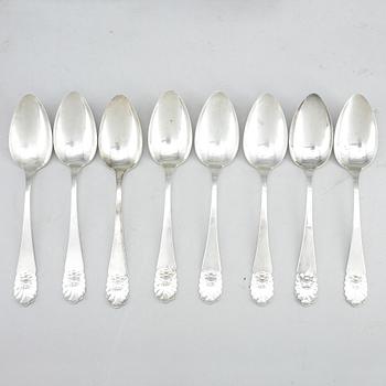 SKEDAR, silver, jugendstil, MGAB, Uppsala, 1940-tal. Vikt ca 275 gram.