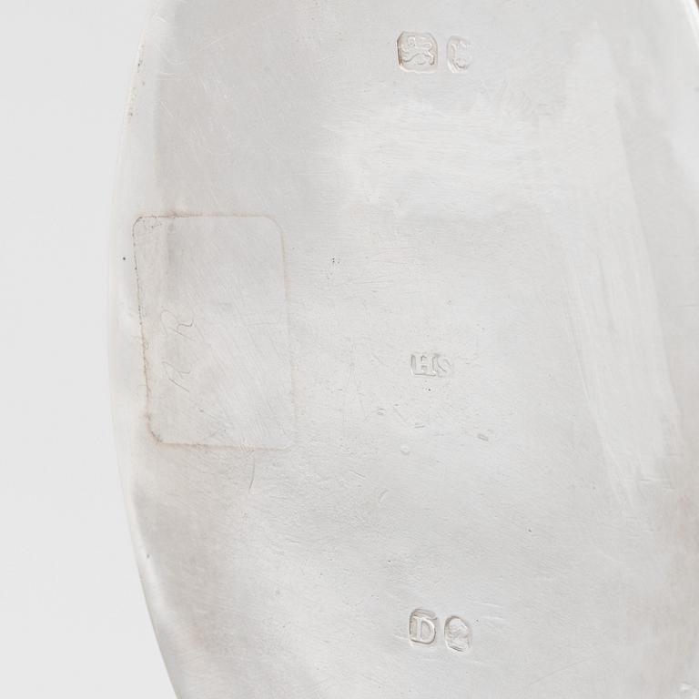 An English Silver Box, mark of Solomon Hougham, London 1799.