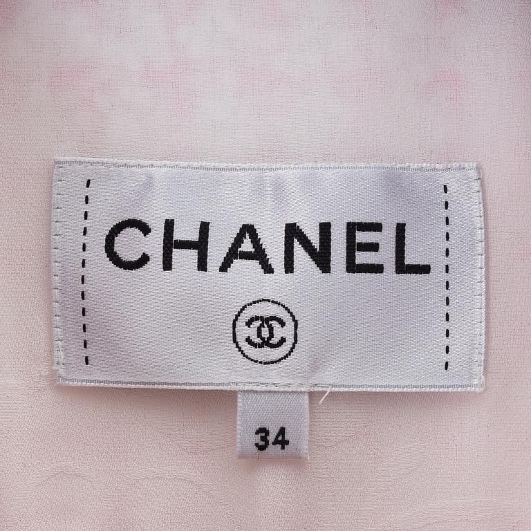 Chanel, a cotton bouclé 'La Pausa' dress, size 34.