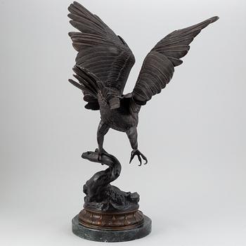 Jules Moigniez, efter. Skulptur. Signerad. Brons.