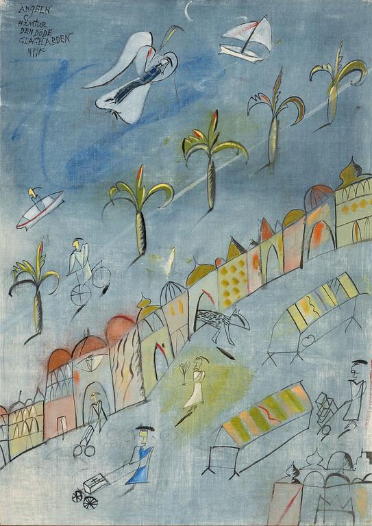 Madeleine Pyk, "Ängeln hämtar den döde glacharden".