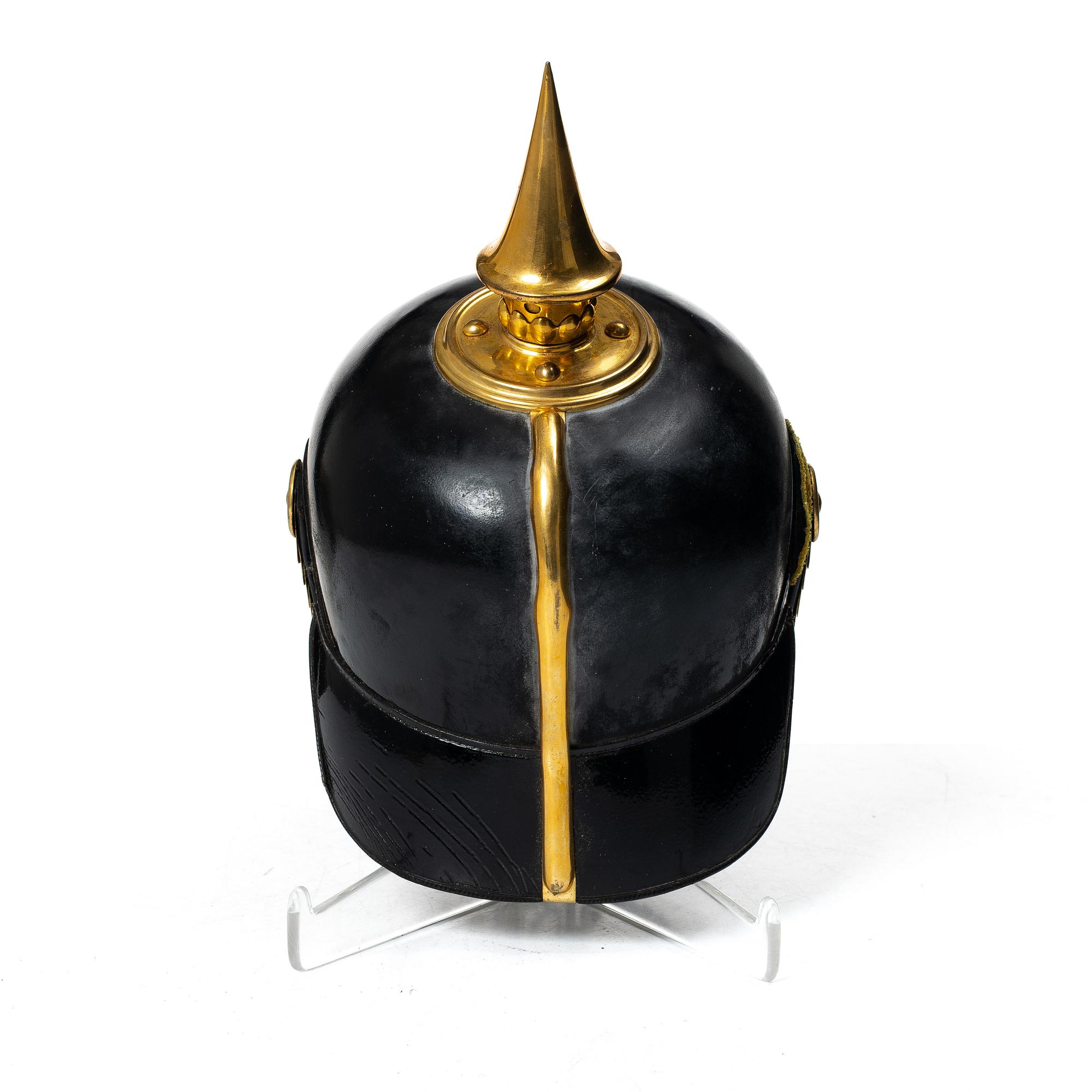 Helmet, Swedish, m/1886 for a dragoon officer, in case.