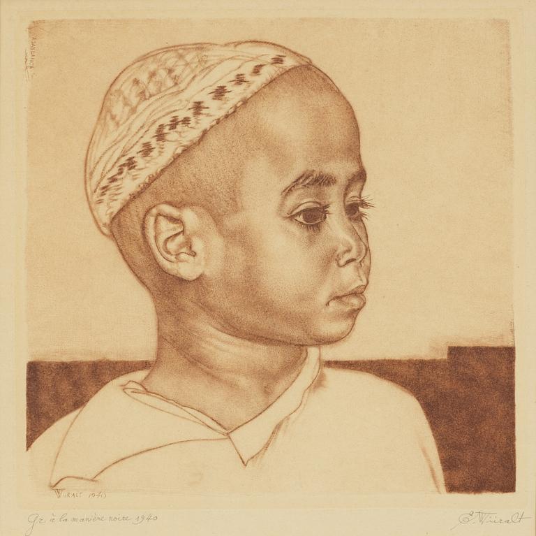 Eduard Wiiralt, "Noor araablane" (Young arabian).