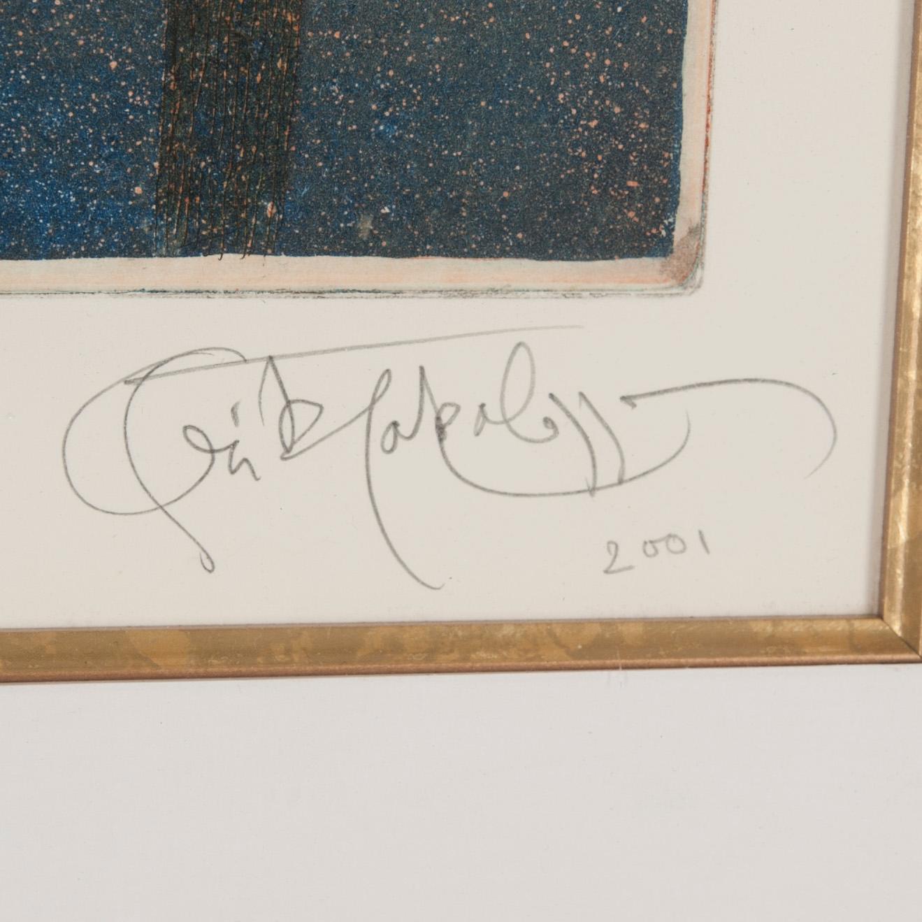 FRITZ JAKOBSSON, etsning, signerad, daterad 2001 och numrerad EA.