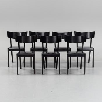 Ralf Lindberg, stolar, 7 st, "Tati", Gärsnäs, formgivna 1989.