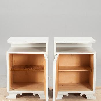 SÄNGBORD, ett par, art deco, 1930-tal.