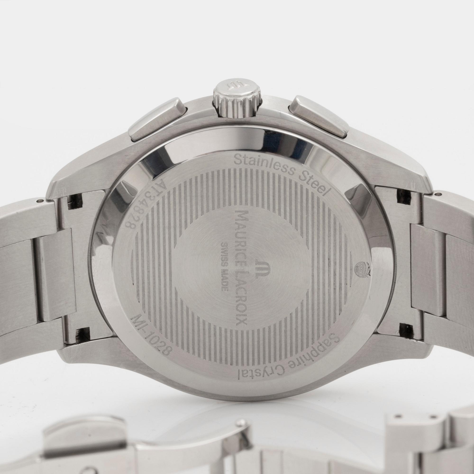 MAURICE LACROIX, Miros, chronograph, wristwatch, 41 mm,