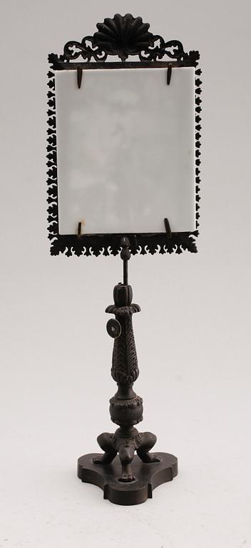 LITOFANISTÄLLNING, gjutjärn, 1800-talets första hälft.