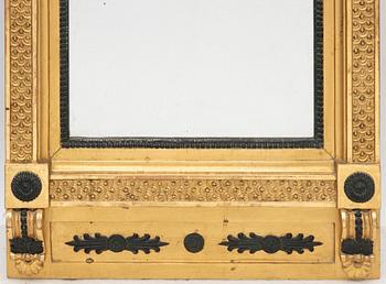 A late Gustavian mirror, Sweden, beginning of the 19th century.