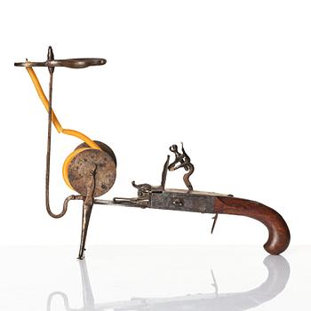 Vaxstapel med elddon, Wedevågs Bruk, 1700-talets andra hälft, Gustaviansk.