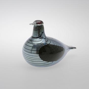 FIGURIN, glas, Oiva Toikka, Nuutajärvi, signerad.