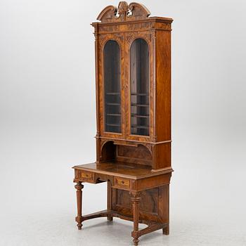 Bookcase/desk, second half of the 19th century.