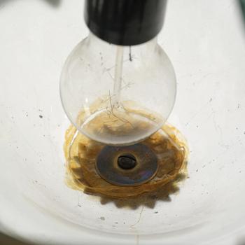 Emy Wahlström, an Art Nouveau chandelier model "5024", Arvid Böhlmarks Lampfabrik, Stockholm, 1910s.