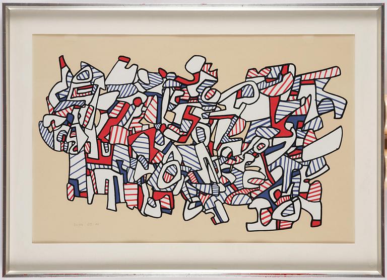 Jean Dubuffet, "Masse aux Pedales".