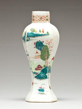 VAS, porslin, Qing-dynastin, Kina, 1700-tal.