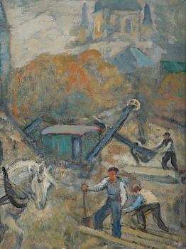 Acke Åslund, Worker out in the field.