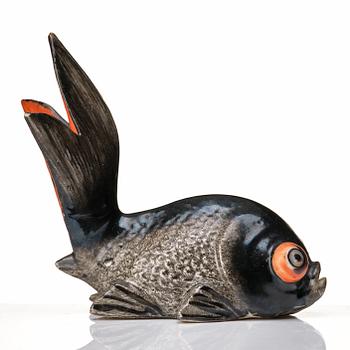 A Chinese Export figurine of a fish, Qing dynasty, Qianlong (1736-95).