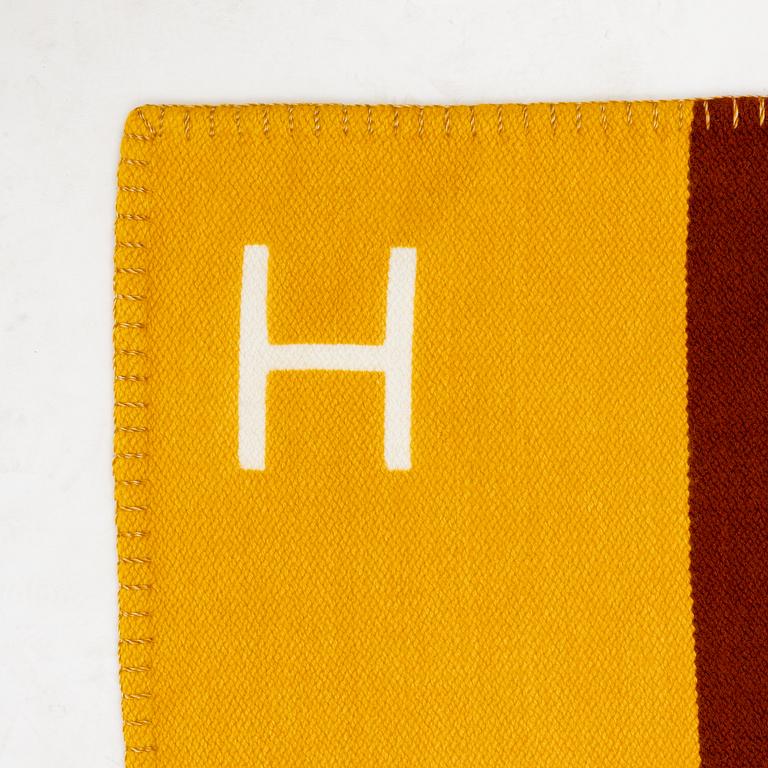 Hermès, blanket, "Plaid Tisse Main H Dye".