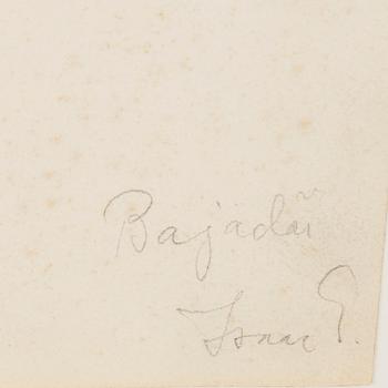 Isaac Grünewald, "Bajadär" from "Guden och bajadären".