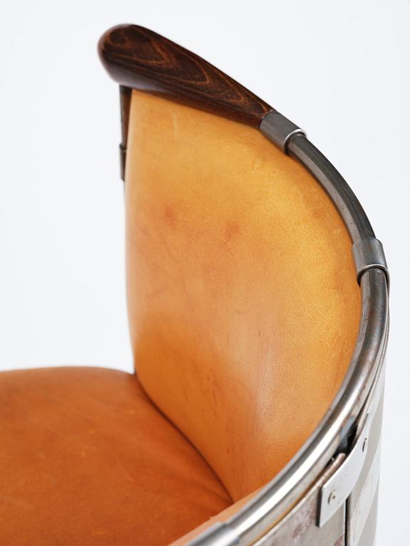 Mats Theselius, an "Älgskinnsfåtöljen" armchair, ed. 230/360, Källemo, Värnamo, post 1991.