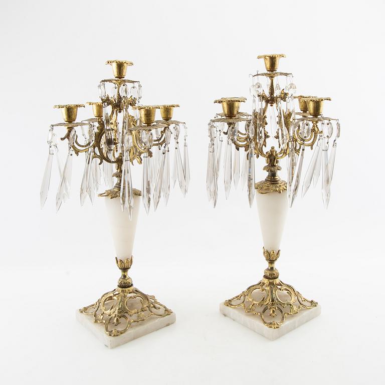 Kandelabrar ett par Louis XV-stil 1900-tal.