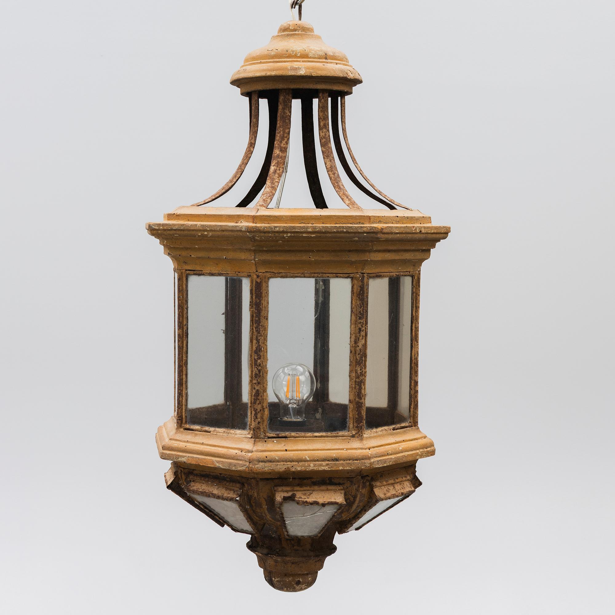 Ceiling lantern, 19th century.