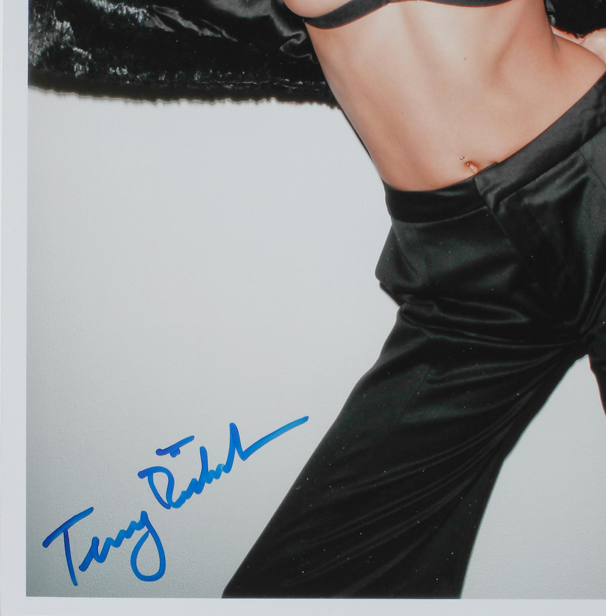 AUTOGRAFBILD, signerad Terry Richardson, 2000-tal.