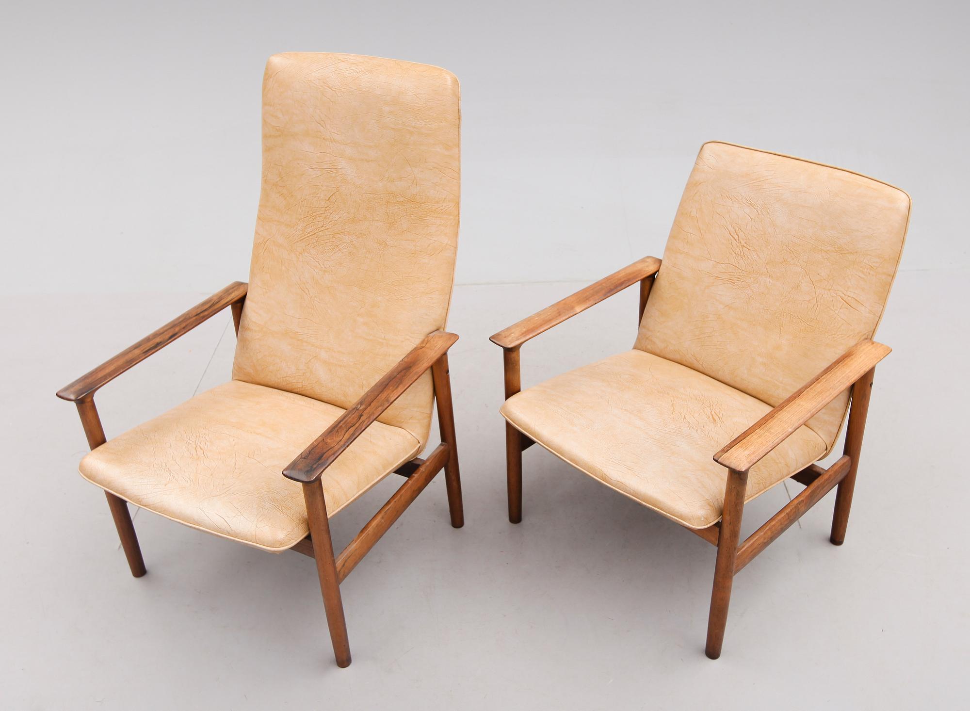 STOLAR, 1 par, herr och dam, 1960-/70-tal.