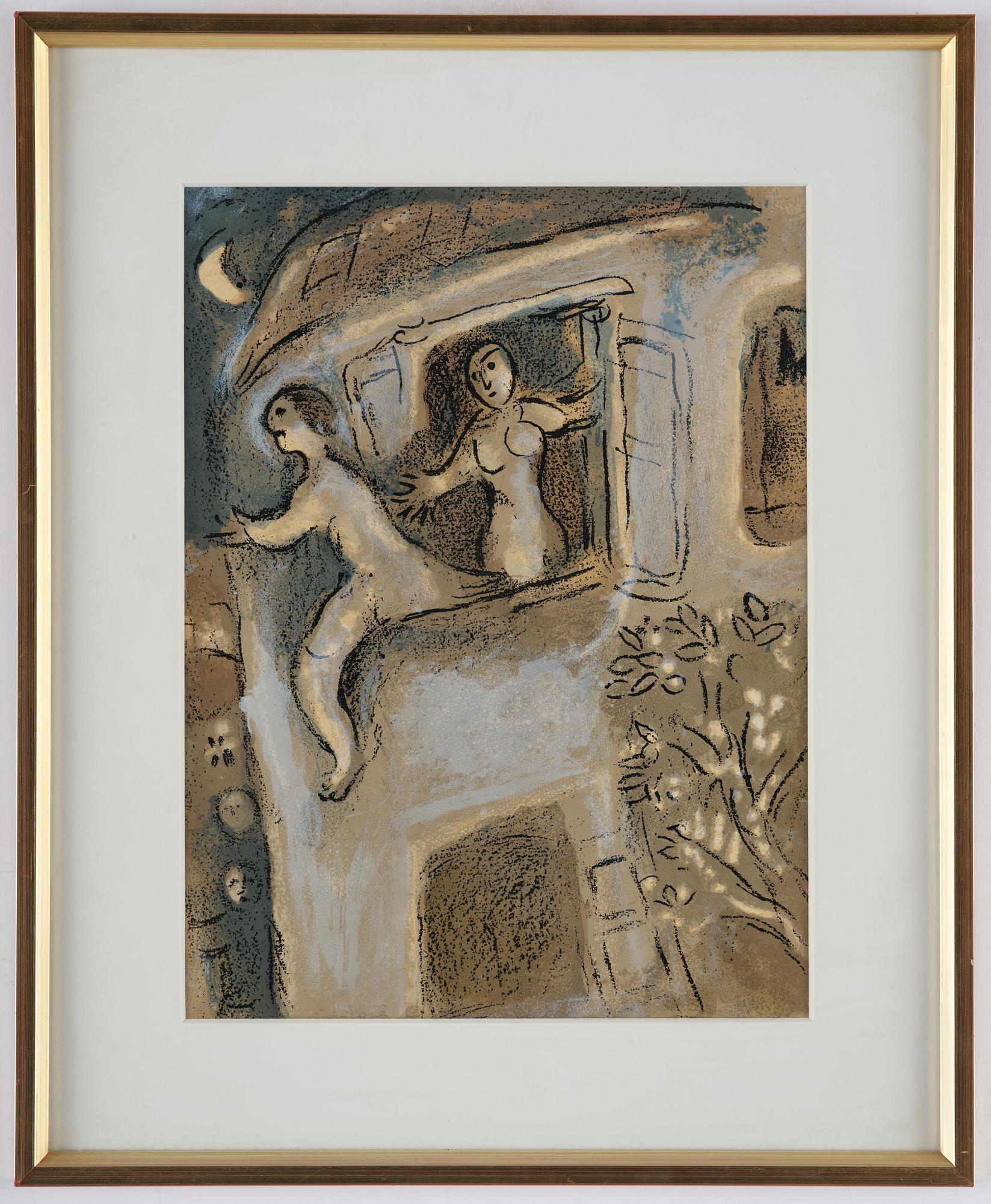 Marc Chagall, After, from Verve no 37-38 1960.