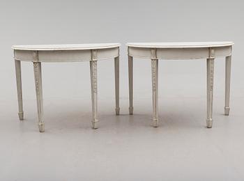VÄGGBORD, 1 par, 1900-talets första hälft.