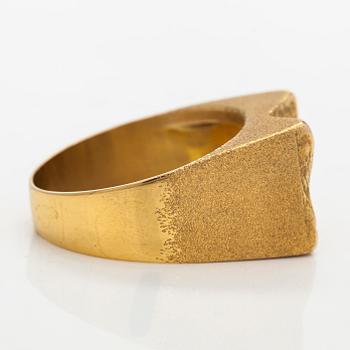 Björn Weckström, ring, 14K guld, Lapponia 1973.
