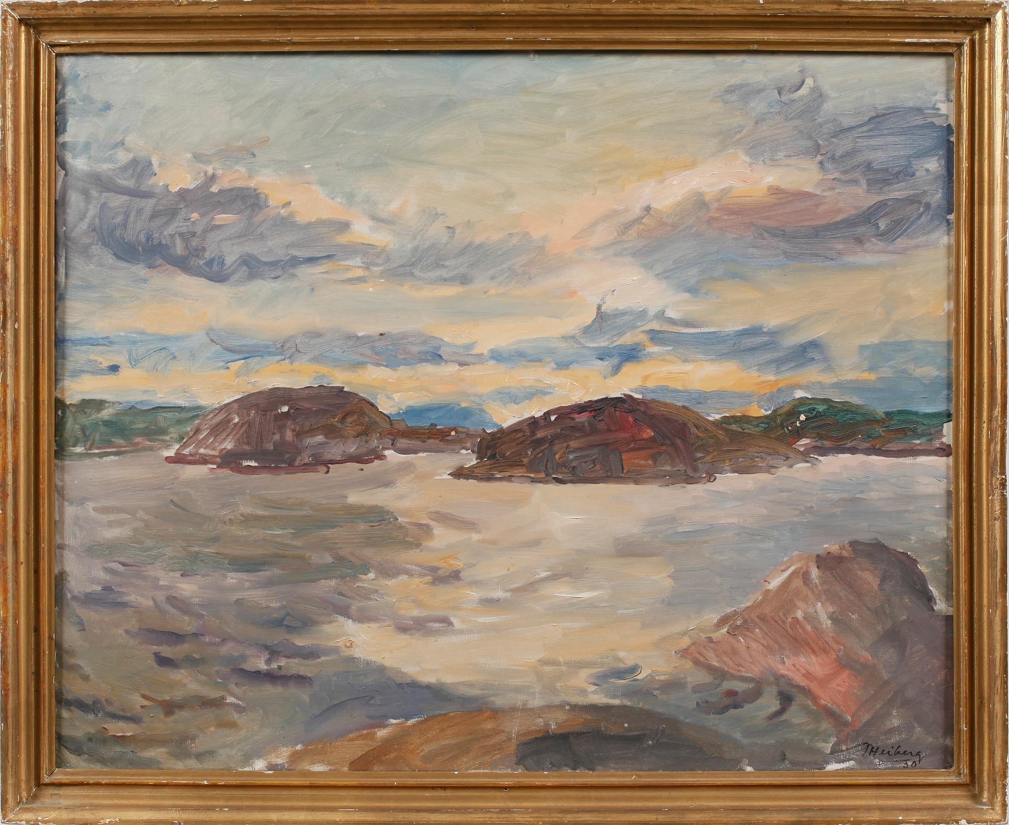 JEAN HEIBERG, olja på duk, signerad och daterad 30.