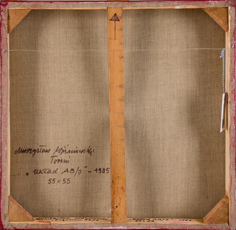 MIECZYSLAW WISNIEWSKI, TRIPTYK "SYSTEM AB/7".