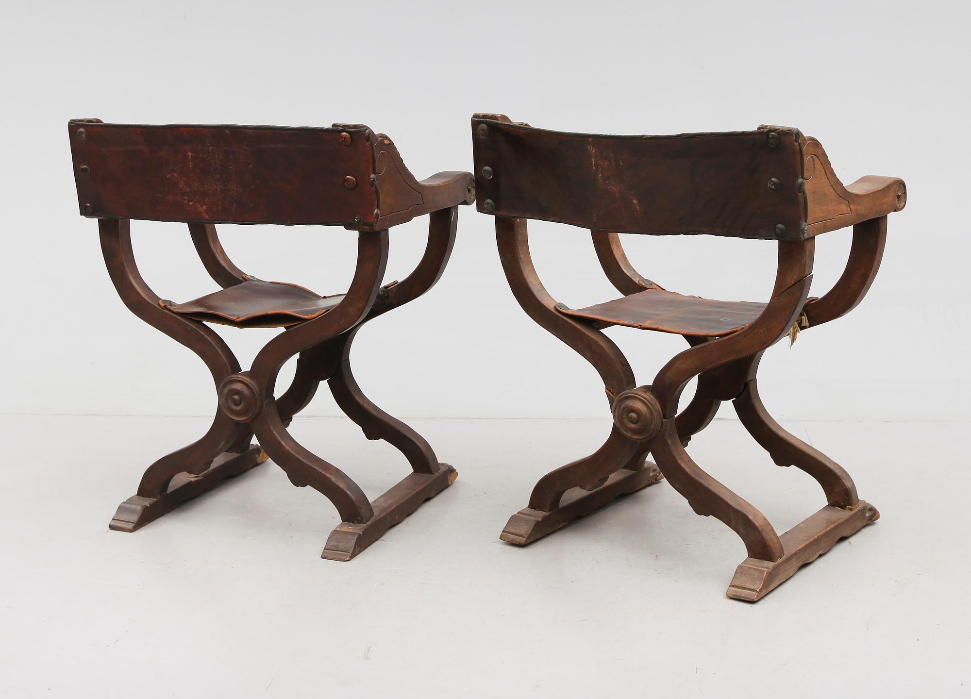 STOLAR, 1 par, Sydeuropa, 1800-talets andra hälft.