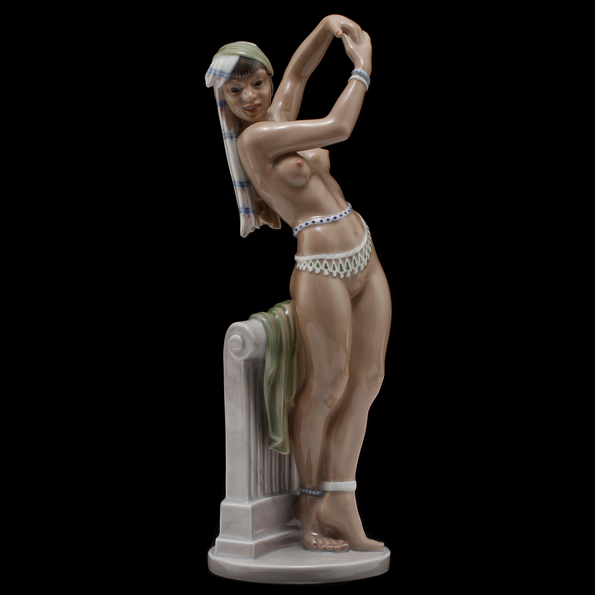 FIGURIN, porslin, Dahl Jensen, Danmark, 1900-talets andra hälft.