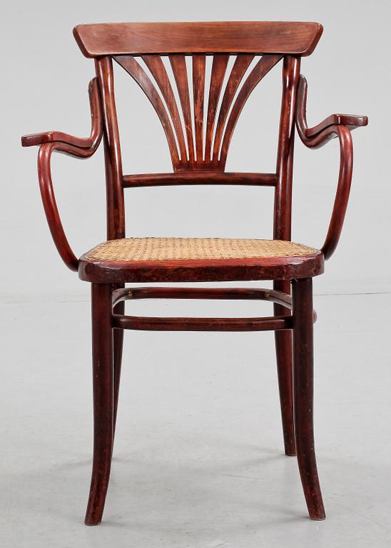 KARMSTOL, märkt Thonet, 1900-talets första hälft.