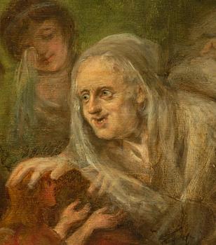 Elias Martin, "En dygdig menniskas sjuksäng".