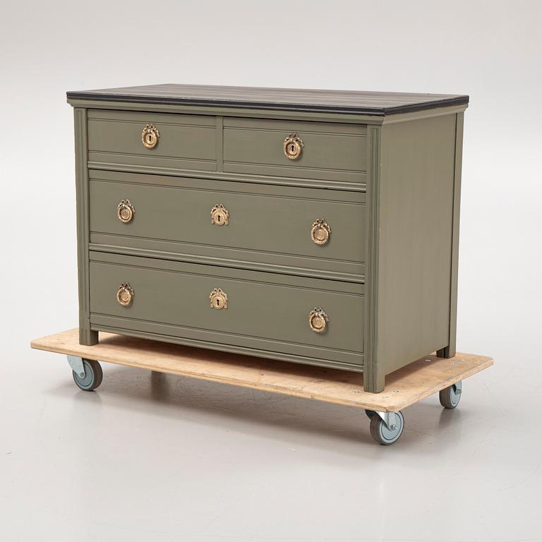 A Gustavian style chest of drawers, first half of the 20th Century.