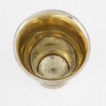 A Swedish Silver Beaker, mark of Petter Davidsson, Norrköping 1776.