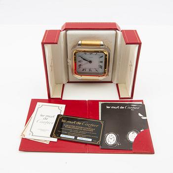 Cartier, travel / alarm clock, les must de Cartier, 1978.