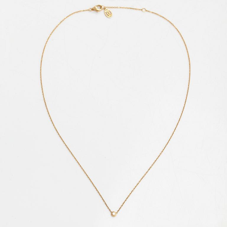 Cartier, halsband, "d'Amour", 18K guld med en diamant ca 0.04 ct.