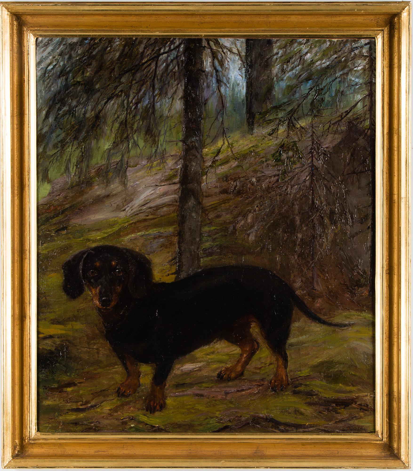 IDA VON SCHULZENHEIM, oil on board, signed.